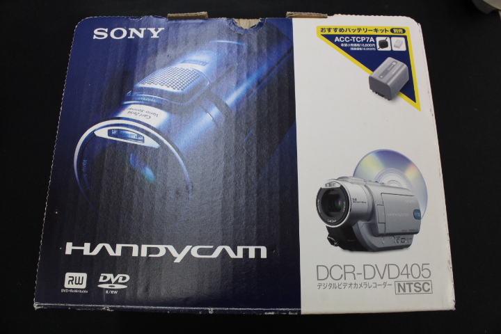 SONY デジタルビデオカメラ(DVD方式) グレー [DCR-DVD405]