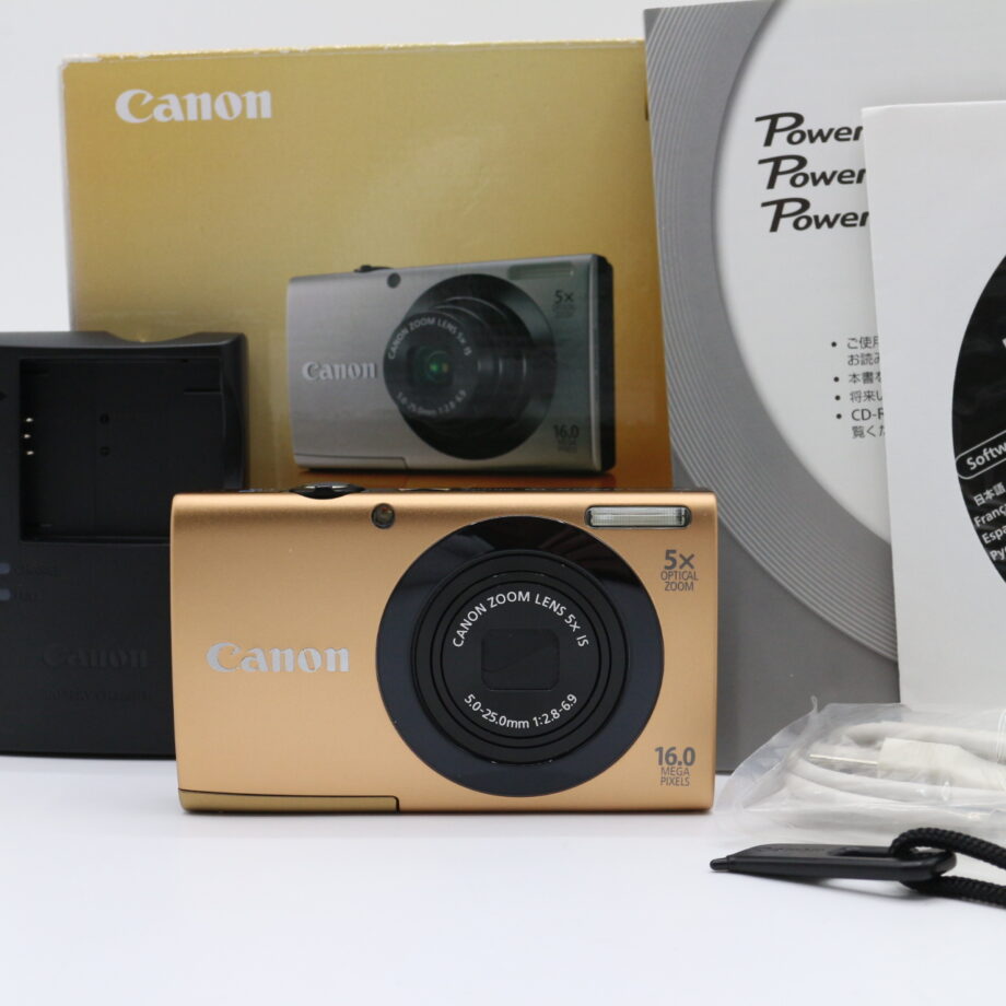 Canon デジタルカメラ PowerShot A3400IS ゴールド 光学5倍ズーム
