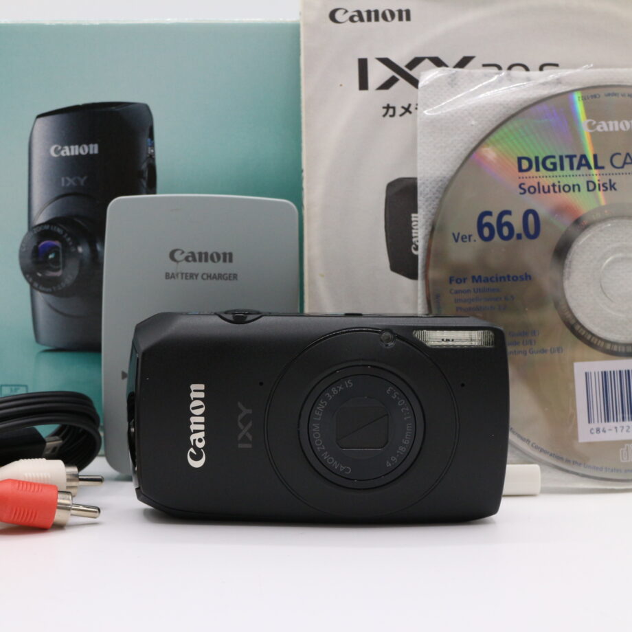 CANON キヤノン デジタルカメラ IXY30S ブラック IXY30S(BK)