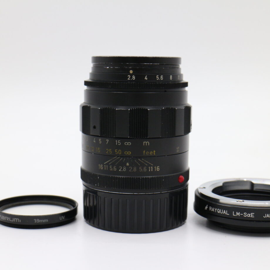 LEICA TELE-ELMARIT 90mm 2.8 LEITZ CANADA 旧型 ブラック
