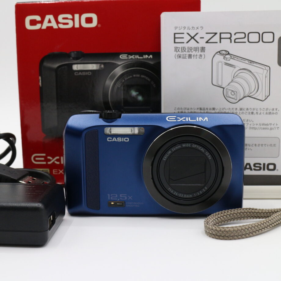CASIO EX-ZR200 ブルー